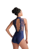 Amelie Lace Back High Neck Leotard