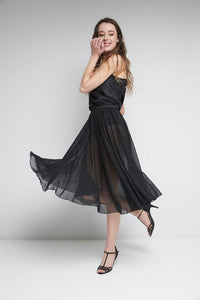 

	Mondor Jaëly Pull-on chiffon skirt 16106

