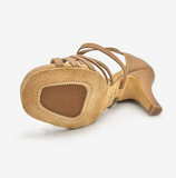 

	So Danca 3" Braced Heel Open Toe Strappy Ballroom Shoe BL305

