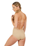 

	Plunge Front Deep Back Leotard

