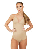 

	Plunge Front Deep Back Leotard

