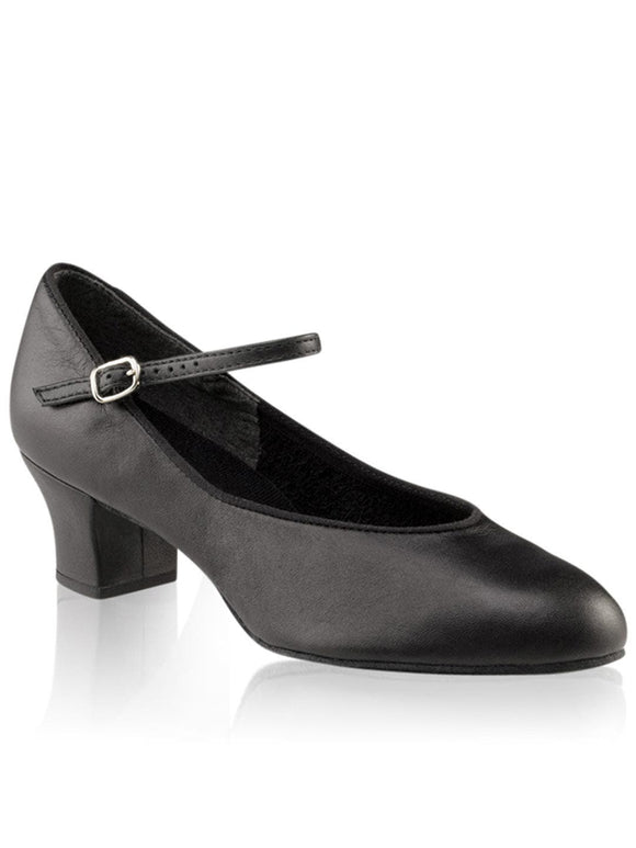 Capezio Suede Sole Jr. Footlight Character Shoe with 1.5'' Heel 459
