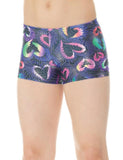 

	Printed Metallic Shorts

