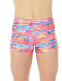 

	Printed Metallic Shorts

