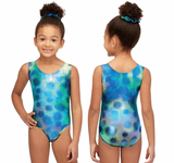 

	Mondor Printed Tank Metallic Detail Gymnastics Leotard 7822

