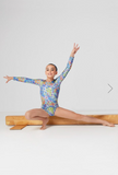 

	Mondor Metallic Gymnastics Long Sleeve Leotard 7831

