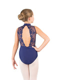 

	Amelie Lace Back High Neck Leotard

