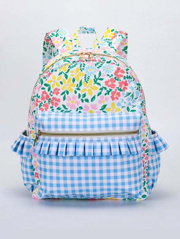 SKP Yellow Flower Ruffle Backpack BA0097-M