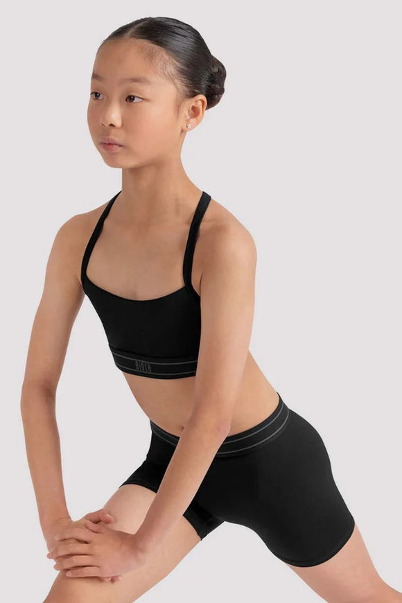 Bloch Girls Mire Logo Crop Top  CZ30006
