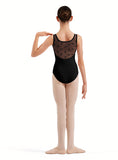 

	Bloch Opulence Kids Floral Flock Print Tank Leotard CL50015

