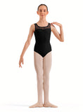 

	Bloch Opulence Kids Floral Flock Print Tank Leotard CL50015

