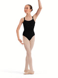 

	Bloch Opulence Kids Floral Flock Print Camisole Leotard CL70017

