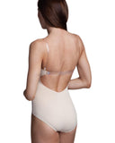 

	Nude Suit with Clear Back

