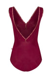 

	Yumiko Alicia Leotard in Burgundy

