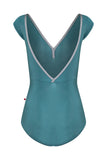 

	Yumiko Alicia Cap Sleeve Leotard in Frost FW24-06-01

