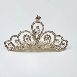 

	Mimy Teardrop Tiara with Glass MIH042

