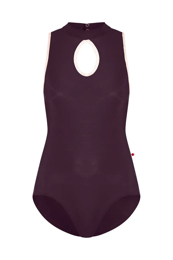 Yumiko Elise Leotard in Eggplant July-25-07