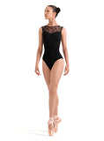 

	Bloch Opulence Flock Print Detail Tank Leotard L50012


