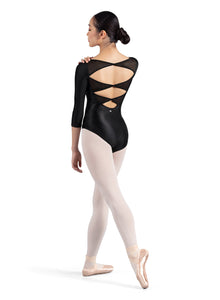 

	Mirella Glow 3/4 Sleeve Leotard M1023LM

