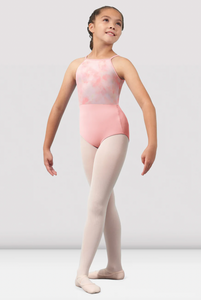 

	Mirella Watercolour Halter Leotard M1083C

