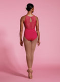 

	High Neck Leotard with Spliced Lace Halter Style


