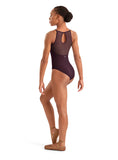 

	Mirella Adagio Floral Embroidered Back Keyhole Leotard M40006LM


