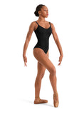 

	Mirella Adagio Floral Embroidered Back Strap Leotard M70008LM

