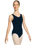 

	Mondor Tactel Pinch Front Tank Leotard 3546

