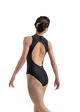 

	Nadége Asymmetrical High Neck Leotard

