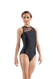 

	Nadége Asymmetrical High Neck Leotard


