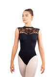 

	Paris High Neck Embroidered Leotard

