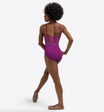

	So Danca Cendrine High Neck Leotard with Mesh Waist and Lace Details RDE2604

