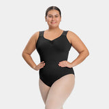 

	So Danca Curvy Tank Leotard with Mesh Back SL213

