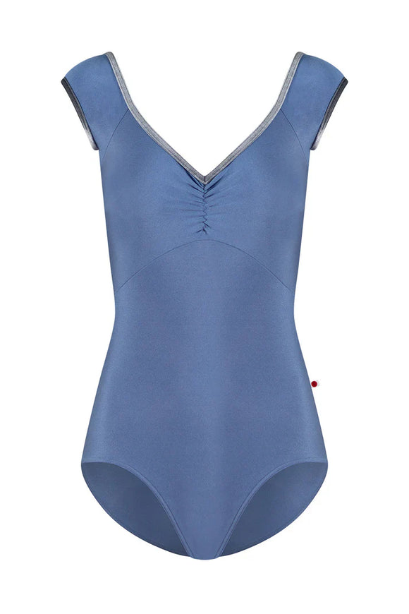 Yumiko Eli Cap Sleeve Leotard in Arctic SS25-01-06