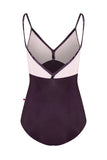 

	Yumiko Daria Leotard in Eggplant and Rose SS25-02-01

