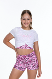 

	Bloch x Flo Active Mock Tie Crop Tee FM813

