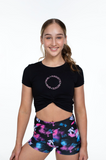 

	Bloch x Flo Active Mock Tie Crop Tee FM813

