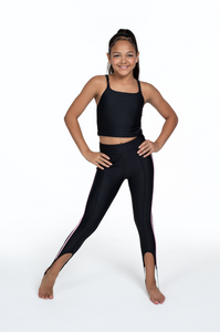 

	Bloch x Flo Active Chelsea Stirrup Pants with Side Stripe

