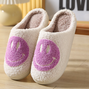 

	LimLim Smiley Teddy Slippers Lilac P5481S

