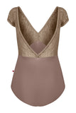 

	Yumiko Alicia Cap Sleeve Leotard in Toffee and Star

