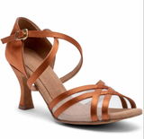 

	Capezio 2.5 Heel Strappy Detail Ballroom Shoe BR4007

