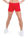 

	Red High Waist Shorts

