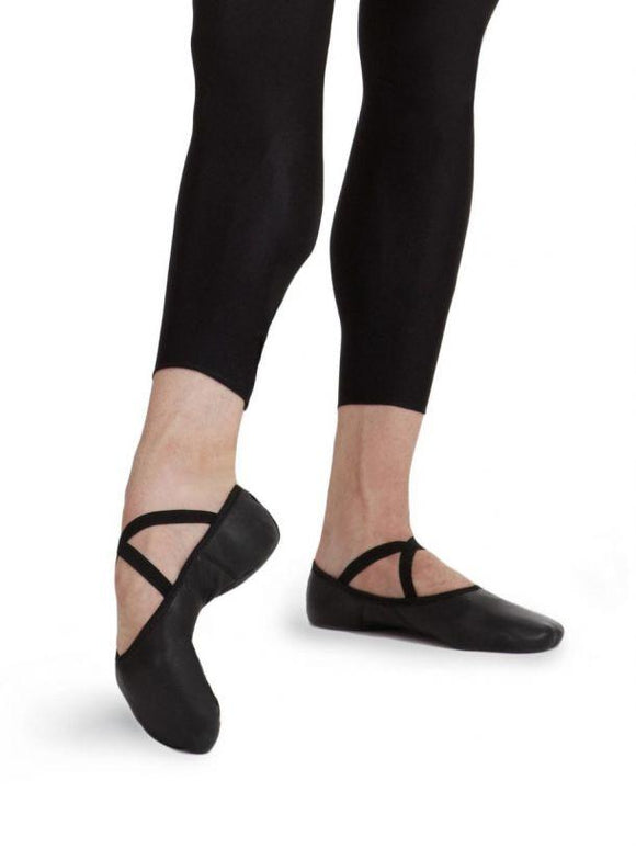 Mens Leather Ballet Slipper