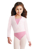 

	Capezio Pink Wrap Sweater


