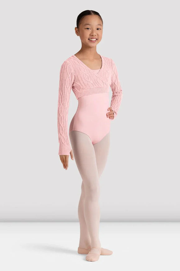 Bloch Girls Yalda Long Sleeve Wrap Top CZ30009