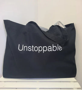 

	Unstoppable Oversized Tote Bag

