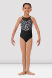 

	Ditsy Open Back Halter Leotard

