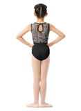 

	Mirella Tank Leotard with Printed Mesh Keyhole Back M486C

