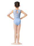 

	Mirella Tank Leotard with Printed Mesh Keyhole Back M486C

