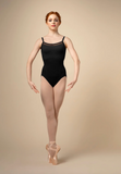 

	Scoop Neck Camisole with Back Mesh Cutouts

